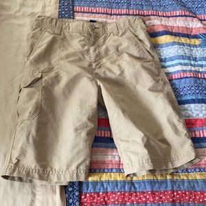 Boys lands end fishing shirts size 14